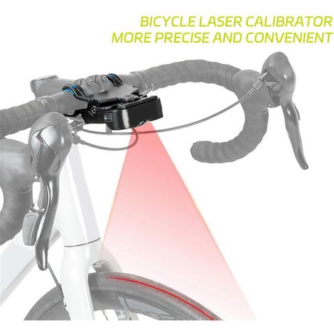 Outil de calibration pour guidon de vélo, outil de réglage du centre de selle, outil de mesure, indicateur d'alignement (1/5)