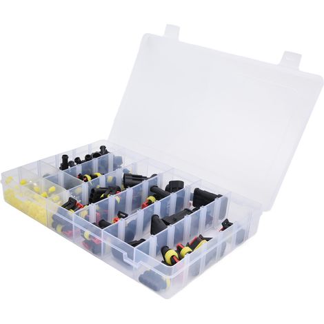 Elektrischer Kabelverbinder-Steckersatz, wasserdicht, Kfz-Stecker, Buchsen-Stoßklemmen-Sortiment (1/5)