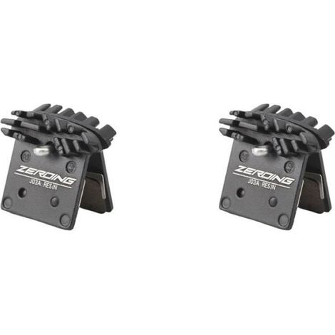 2 Paire Plaquettes de frein, Résine semi-métallique, Refroidissement ailette, 36,5x39mm, Pour vélo hydraulique (1/5)