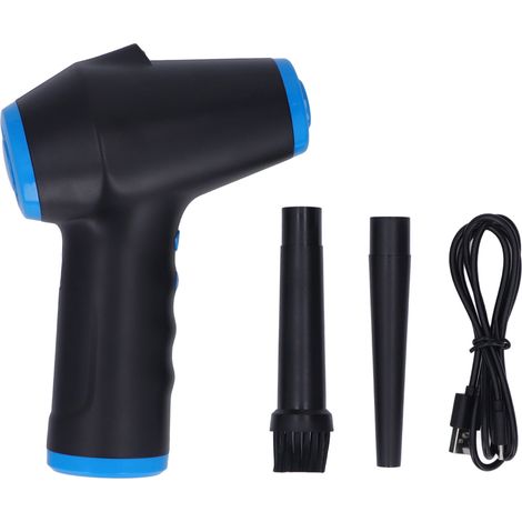 Souffleur d'air électrique portable avec LED, rechargeable USB, 10000mAh pour clavier, voiture, ventilateur (1/5)