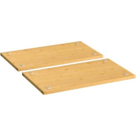 2-teiliger Bambus-Kochdeckel, 50 x 28 x 1,5 cm (1/4)