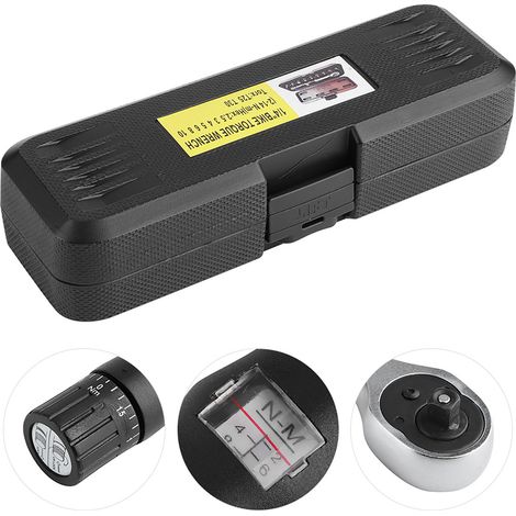 10-teiliges Set Drehmomentschlüssel (2–14 Nm, 1/4 Zoll), hochpräzise, mit Sichtfensteranzeige, voreingestellt, für Auto- und Fahrradreparaturen (1/5)