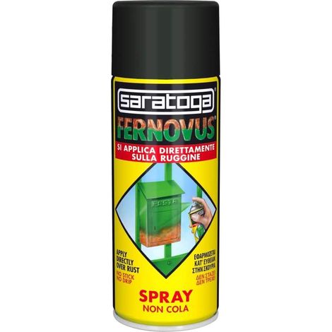 Vernice Spray Fernovus Saratoga Smalto antiruggine vari colori bomboletta 400 ml - Colore: GRIGIO BRILLANTE