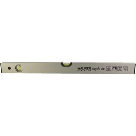 LIVELLA ALLUMINIO MAGNETICA 2 BOLLE CM 40 MAURER PLUS (14684)