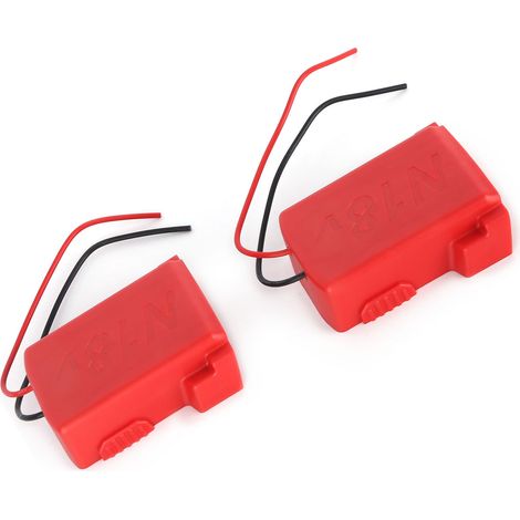 2 Sets Akku-Adapter-Dock-Stromanschluss-Elektronik für Milwaukee M18 18V (1/5)