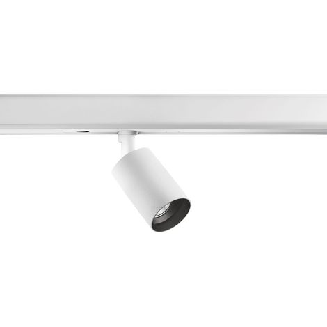 Projecteur rail 48V tilt GRETA LED COB 6.50W 650lm(425lm) CRI90 3000K 27º Blanc