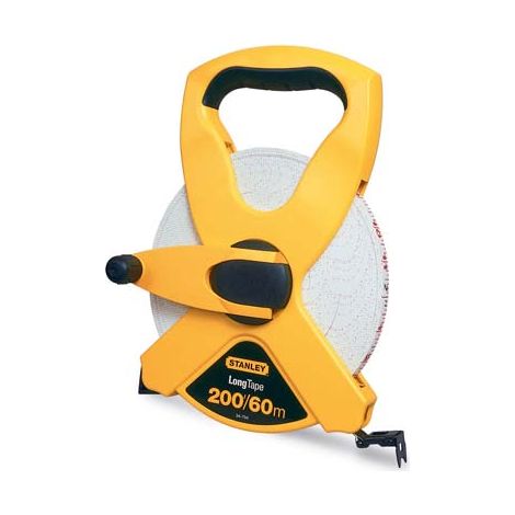 ROTELLA METRICA TELAIO APERTO STANLEY  NASTRO FIBERGLASS MM 13 ML 60 234795