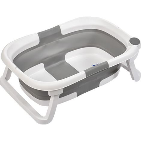 Baignoire Pliable BéBé Baignoire Bebe Grise 60.5X43X20.5CM (1/4)