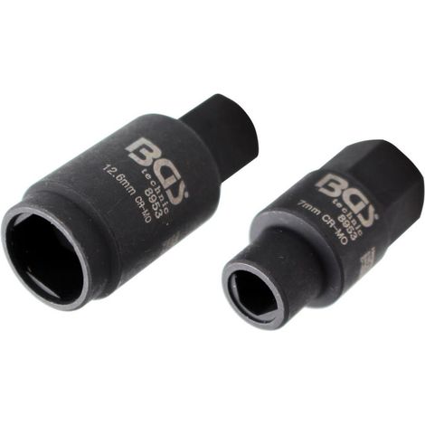 Set di 2 bussole BGS Injection Bosch 3 pezzi da 7 e 12,6 mm