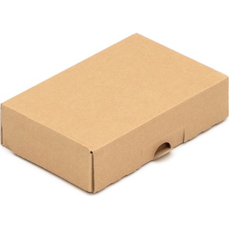 100 Maxibriefkartons 182 x 112 x 45 mm Post Versandkartons Wellpappe Kartons braun (1/4)