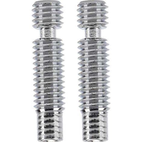 Set aus 2 hochpräzisen, komplett aus Metall gefertigten, kurzgewindeten Düsenrohren für 3D-Drucker. (1/5)