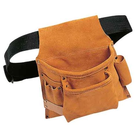 BORSA PER CARPENTIERE IDEAL STAR PLUS IN PELLE - - IDEAL STAR