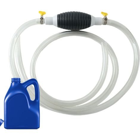 Pompe à ventouse pour liquide Pompe à siphon manuelle résistante à la chaleur pour une perfusion efficace, pièces automobiles multifonctionnelles avec boule en caoutchouc élargie, d'huile (1/5)