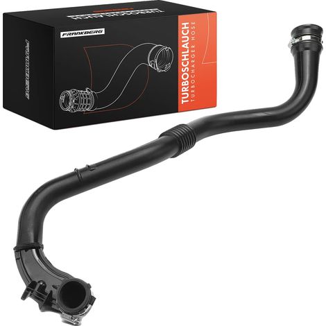 Tubo di sovralimentazione aria, lunghezza 1040 mm, diametro interno 60 mm, diametro interno 38 mm, compatibile con modelli Renault, materiale PVC resistente (1/5)