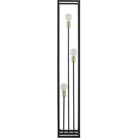 [GEBRAUCHT] B-Ware Lindby Tiliane Käfig-Stehlampe Stehleuchte Wohnzimmerlampe 3-flammig E27 schwarz (1/2)