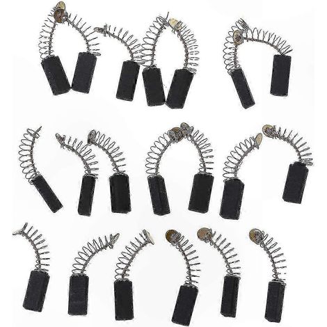 12.7x5.5x4mm Charbons Moteur Perceuse Électrique – Lot de 10 Paires Balais de Rechange pour Moteurs d'Outils (1/5)