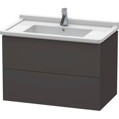Duravit L-Cube Waschtischunterbau wandhängend, 2 Schubkästen,
