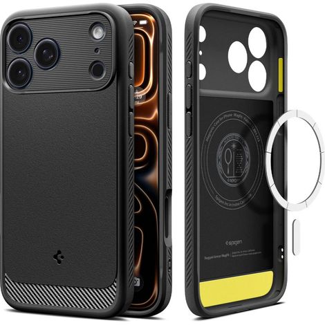Spigen iphone 17 pro max rugged armor magfit hulle - mattschwarz 205680691 205680691