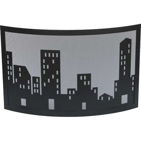 Pare-feu noir décor Métropole