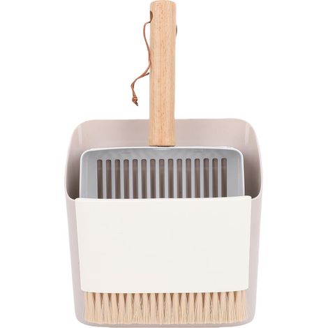 Ensemble de pelle à litière pour chat avec manche en bois multifonctionnel détachable, pour la maison, le jardinage et la plage. (1/5)