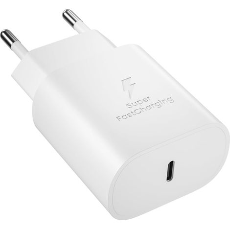 Chargeur USB C Rapide 25W pour Samsung Galaxy, Prise USB C, sans Câble (1/5)