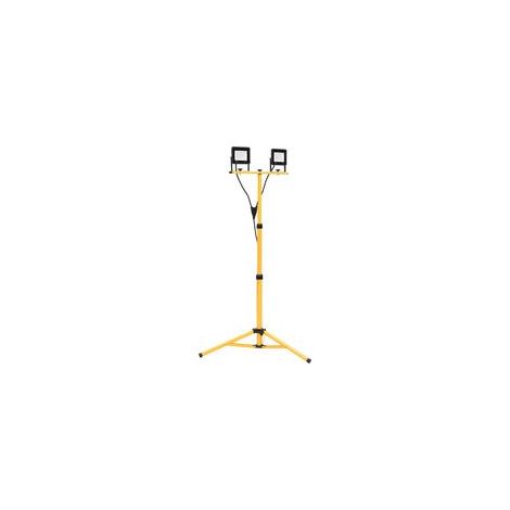 Crezuo LED-Projektor mit Stativ, 2 x 20 W warmweiß