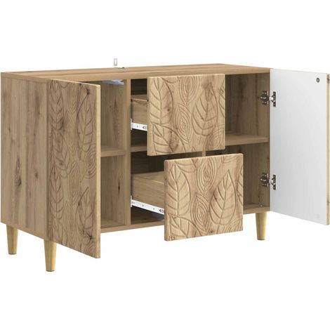 Sideboard/Anrichte/Buffet Artisan-Eiche 89 x 34,5 x 60 cm Holzwerkstoff LXWW851842 (1/5)