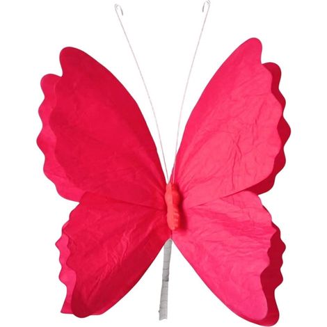 Guirlande De Fleur Papillon - Décoration Artificielle Pour Porte Jardin Mariage Printemps Été - 32x30 cm - 1 Pièce (1/5)