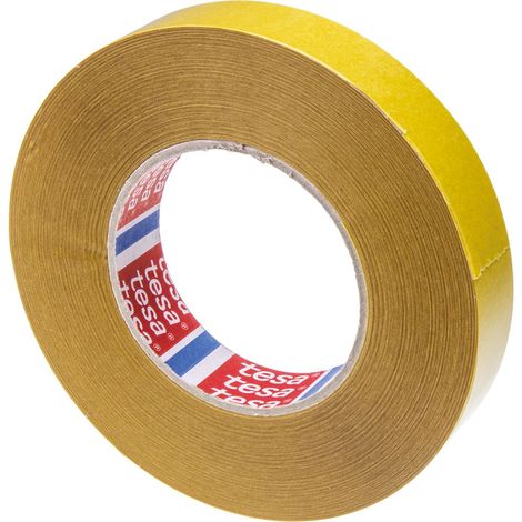 Ruban tissé double face Blanc Tesa 51571, 25mm x 50m x 0.16mm 13 N/cm ( Prix pour 1 )