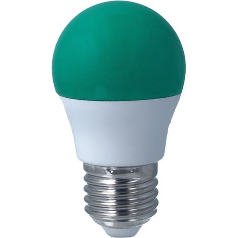 Lampada A Led E27 G45 4W 220V, 5 Colori Disponibili (Verde)