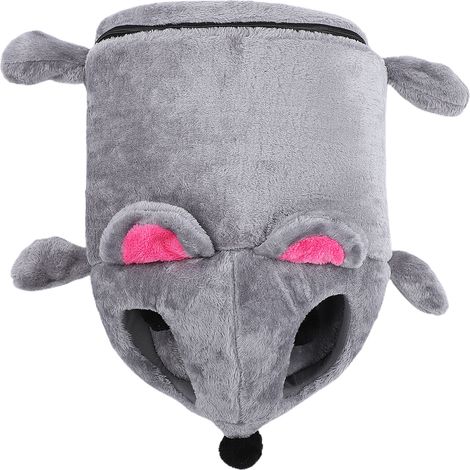 Nid douillet et confortable en forme de souris pour chat, gris (1/5)