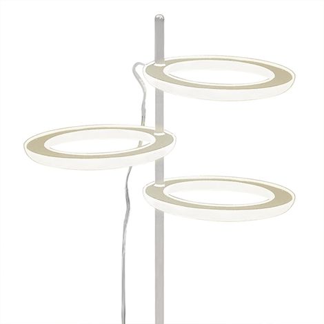 LED-Pflanzenlampe mit Vollspektrum, 3 Leuchten, sonnengelb (1/5)