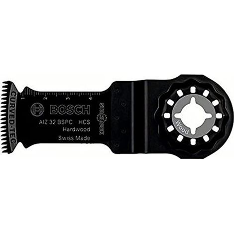 Bosch Professional 5x BIM Lama per tagli dal pieno AIZ 32 BSPB (per legno duro, 50 x 32 mm, accessori utensili multifunzione)