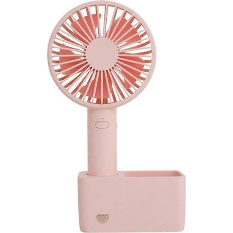 Ventilateur portable USB, mini ventilateur de bureau avec batterie rechargeable. (1/4)