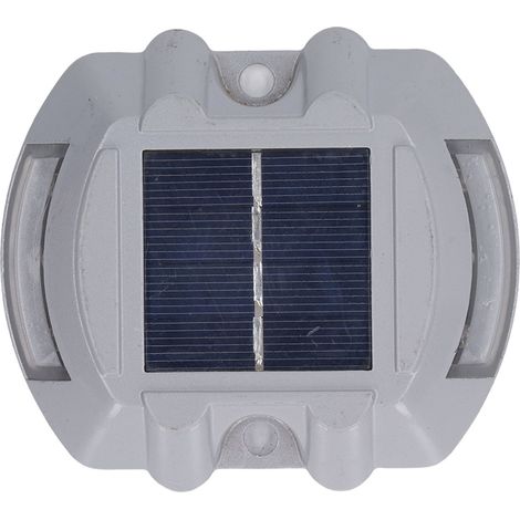 Wasserdichte Solar-Terrassenleuchte, reflektierende Blinkwarnleuchte für den Innen- und Außenbereich, weißes Licht.