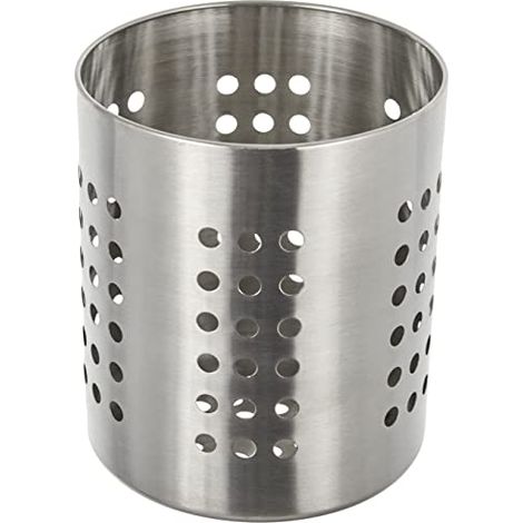 Zeller 27340 - Portautensili da Cucina in Acciaio Inox, ø 12 x 13 cm (1/4)