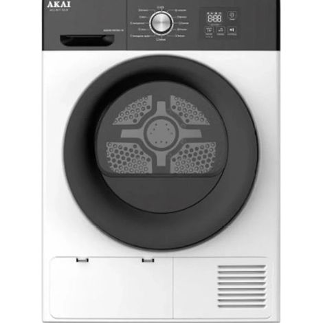 Asciugatrice Akai 9 KG Classe E a pompa di calore ASC9016EWK-W