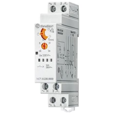 Finder Treppenhausaut.N/L schalt. 1S 16A 230VAC 14.71.8.230.0000 (1/3)