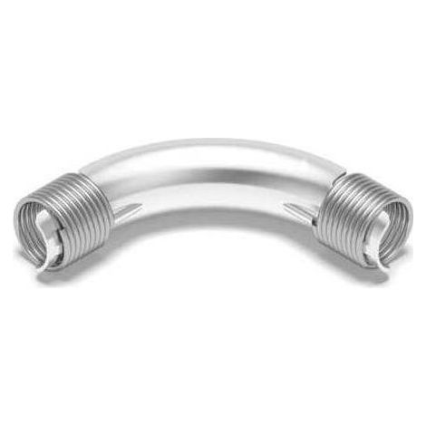 Rehau Rohrführungsbogen 16mm, 90 Grad, Stahl verzinkt, für Sanitär