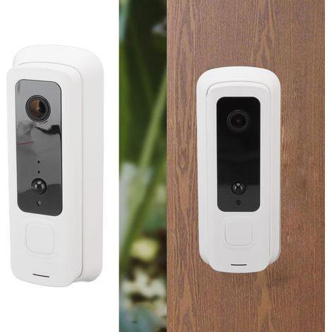 Neue H3 MINI Low-Power-WLAN-Video-Türklingel 720p, Weiß (1/5)