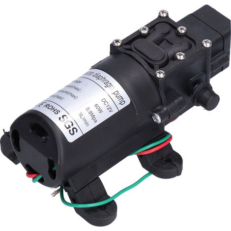 Pompe à membrane auto-amorçante 12 V 60 W pour l'irrigation de jardins et de piscines (1/5)