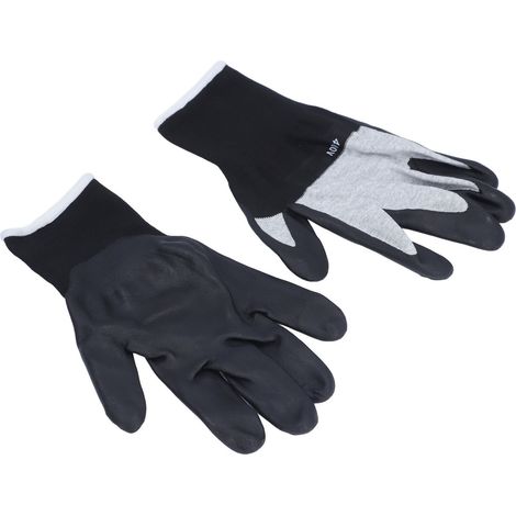 Paar elektrisch isolierende Handschuhe aus Nylon-Gummi, ultradünn, rutschfest, 400 V Isolierhandschuhe für Installations- und Reparaturarbeiten (1/5)