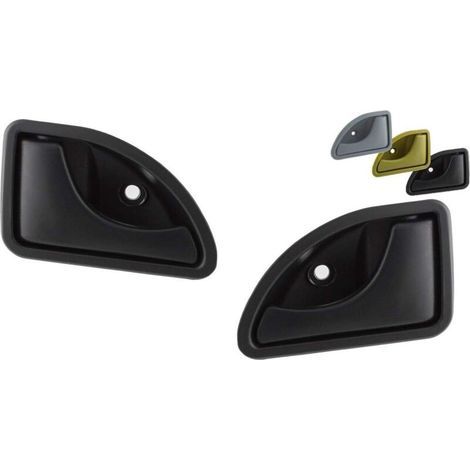 2 x Türgriffe vorne links UND rechts für TWINGO/KANGOO, LEBENSLANGE GARANTIE (Schwarz) (1/5)