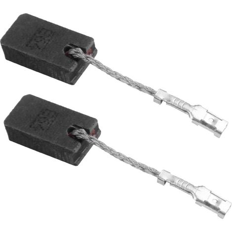 Lot de 2 charbons pour meuleuse angulaire – Plaquettes de carbone compatibles avec moteurs à charbon, pièces détachées pour outils électriques et meuleuses Bosch (modèles GWS14-150)