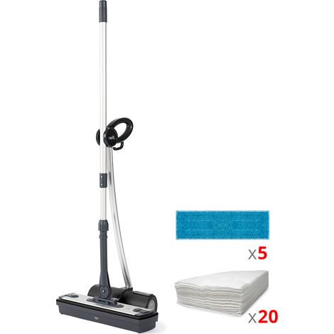 Polti – Nettoyeur vapeur sans fil – Prêt en 10 s – Réservoir 0,7 L – Élimine 99,9 % des virus et bactéries – Pour tous types de sols