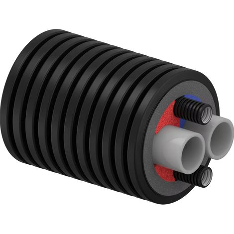 Uponor Ecoflex Thermo Twin HP PE-Xa 2x63x5,8+2x32x3,5/200, PN6, 95 C - 7738345964 von Buderus