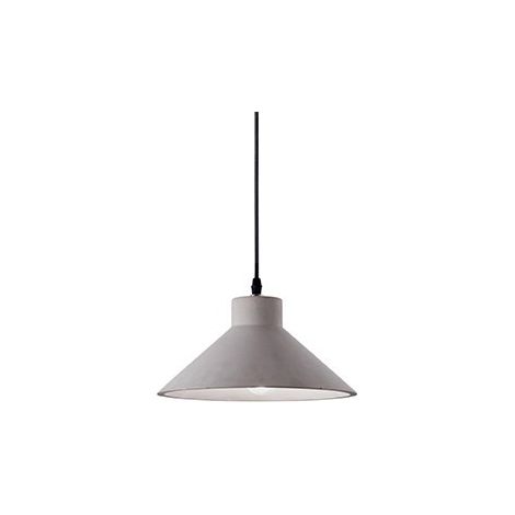 Ideal Lux Oil - 1 Light Dome Deckenanhänger Zementgrau, E27 (1/2)
