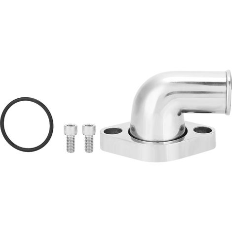 Sortie d'eau orientable 90° en métal lustré pour SB BB Chevy 327 350 454 396 (1/5)
