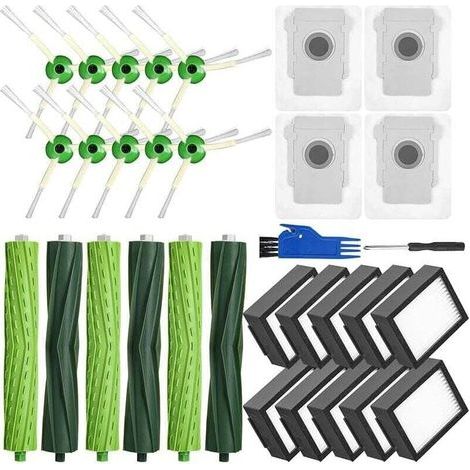 Parti di ricambio per iRobot Roomba serie i/e/j, XU, i7 i7+ j7 j7+i3 i3+ i4 i4+ i6 i6+ i8 i8+ E5 E6, accessori spazzola 3 set - KZQ (1/4)