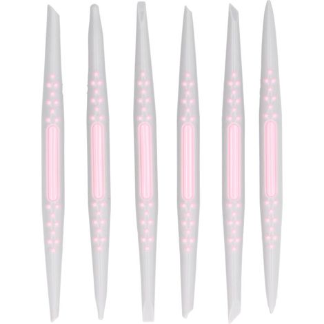01 Stylo de Gravure de Fondant, kit de décoration de gâteau sûr avec 6 pièces pour Boulanger pour pâte à Sucre (Gomme fondante) pâte de pétale (1/5)